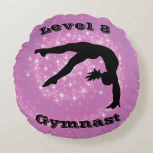 Coussins Ronds Gymnaste de niveau 8