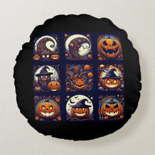 Coussins Ronds Halloween