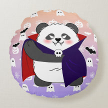 Halloween Cute Baby Panda Dracula Vampire