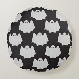 Coussins Ronds Halloween, Fantôme Effrayant, Trick Or Treat, Hou