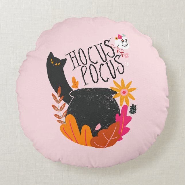 Coussins Ronds Halloween Vibes Oreiller ・ Hocus Pocus (Devant)