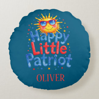 Coussins Ronds Happy Little Patriot Nursery Decor