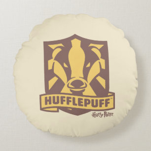 Coussins Ronds HARRY POTTER™   Été Magique HUFFLEPUFF™ Crest