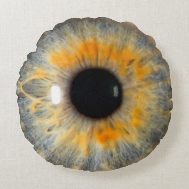 Coussins Ronds Hazel iris et fundus (Devant)