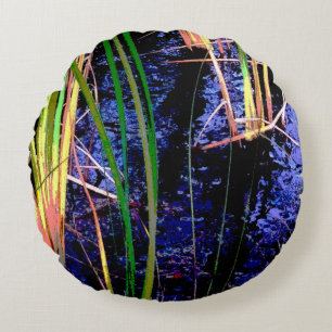Coussins Ronds Herbes de Pond Tropical