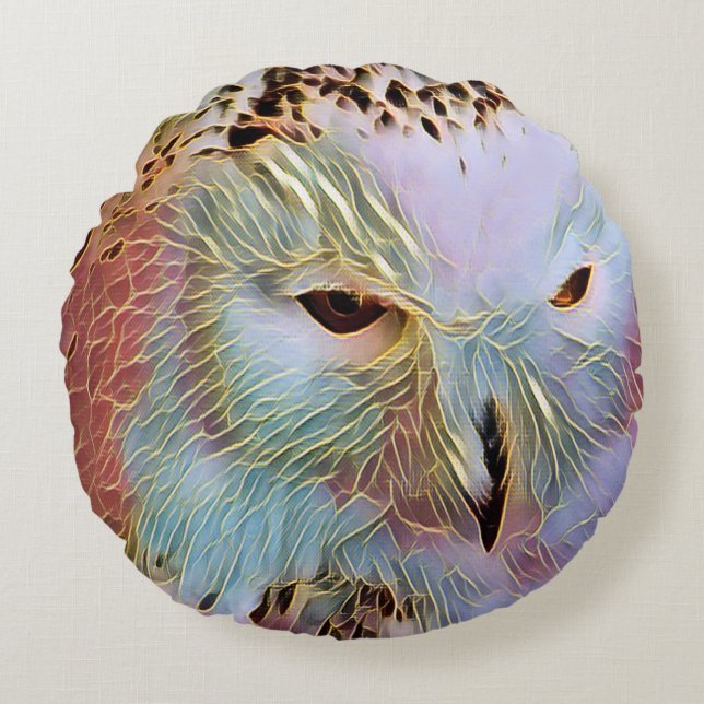 COUSSINS RONDS HIBOU (Devant)