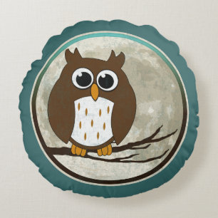 Coussins Ronds Hibou