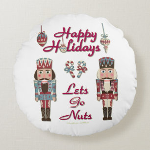 Coussins Ronds Holiday Nutcracker