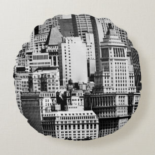 Coussins Ronds Horizon IX de NYC
