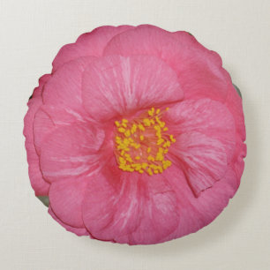 Coussins Ronds Hot Pink Camellia Growing