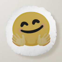 Coussins Ronds "Hug Emoji"