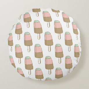 Coussins Ronds Ice Cream Shop Nouveauté Été