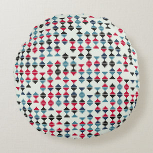 Coussins Ronds Illustration de conception de motif géométrique tr
