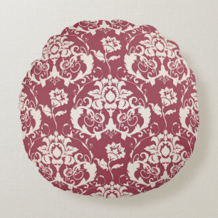 Coussins Ronds Illustration. Texture de luxe. Baroque, couture Da