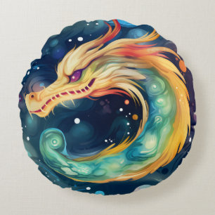 Coussins Ronds Imaginaire Dragon Dream Animal 5