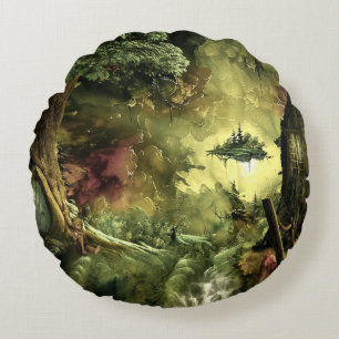 Coussins Ronds Imaginaire en Amazonie