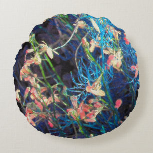 Coussins Ronds Imaginaire floral Abstrait