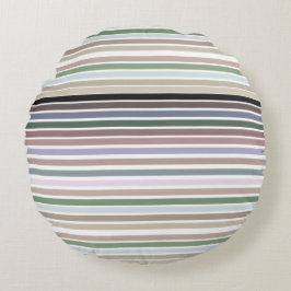 Coussins Ronds Impression en bande moderne