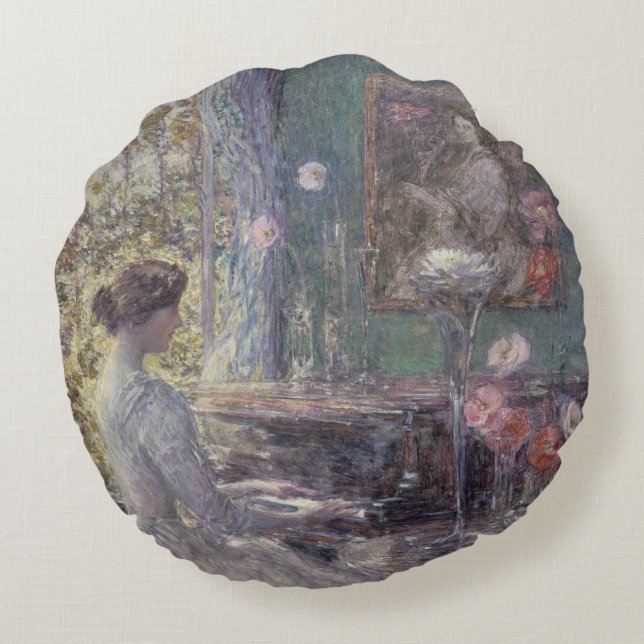 Coussins Ronds Improvisation de Frederick Childe Hassam (Dos)