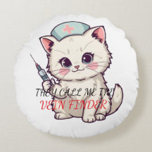 Infirmière Drôle Chat Trouveur de Veines Personnal