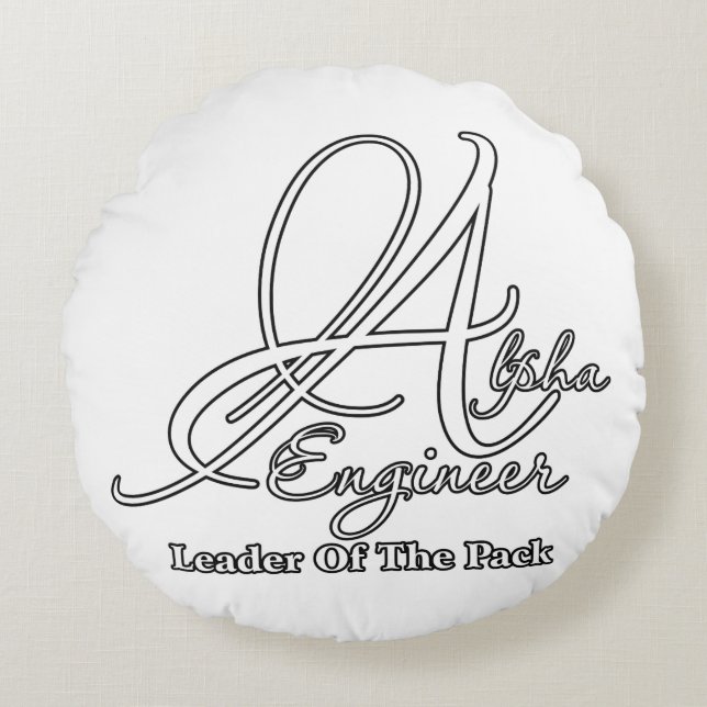 Coussins Ronds Ingénieur Alpha (Devant)
