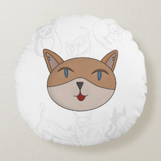 Coussins Ronds J'adore les couvertures de couette pour chats