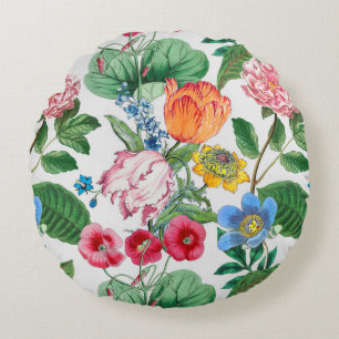 Coussins Ronds Jardin de printemps