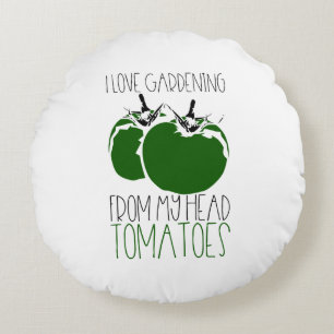 Coussins Ronds Jardinage Tomates