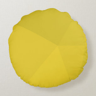 Coussins Ronds Jaune, simple, moderne, cool, art géométrique tend