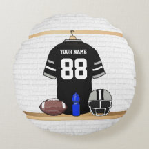 Jersey de football gris noir et argent personnalis