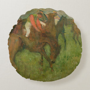 Coussins Ronds Jockeys d'Edgar Degas , 1886-90