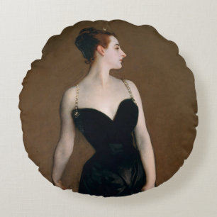 Coussins Ronds John Singer Sargent Madame X Portrait Lunatique