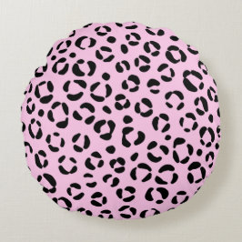 Coussins Ronds Joli en Poster de animal rose