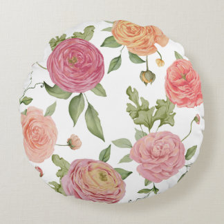 Coussins Ronds Jolie Fleur