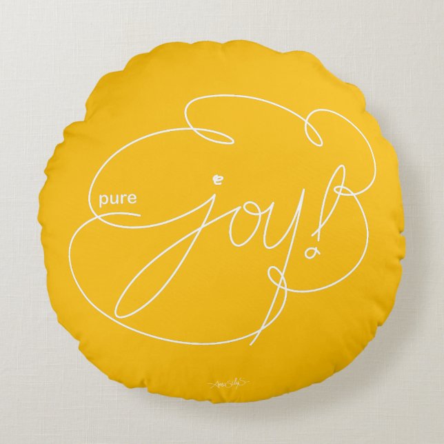 Coussins Ronds JOY pur - Nuage gras - W (Devant)