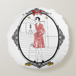 Coussins Ronds Joyeuses Fêtes