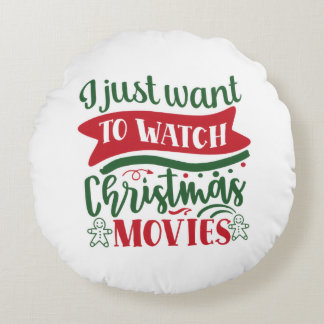 Coussins Ronds Joyeux Noël