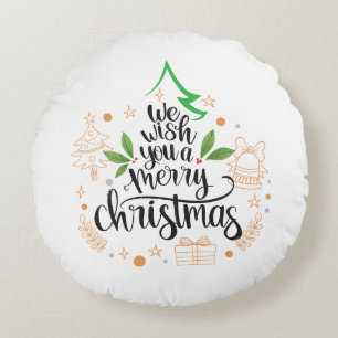 Coussins Ronds joyeux Noël