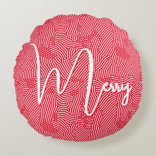 Coussins Ronds Joyeux Noël