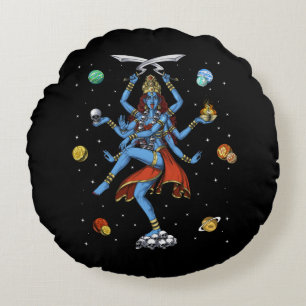Coussins Ronds Kali Hindu