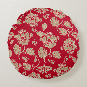 Coussins Ronds Kamaole Hawaï Protea Floral Réversible