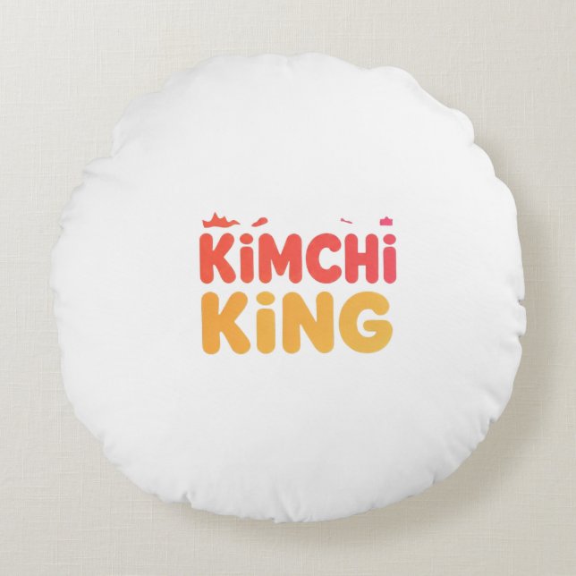 Coussins Ronds Kimchi King (Devant)