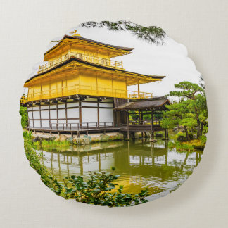 Coussins Ronds Kinkaku-ji, le pavillon d'or, Kyoto