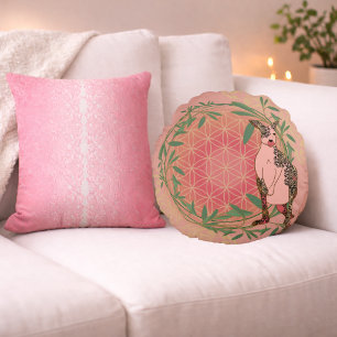 Coussins Ronds Kiwi le Kangourou – Couleur du Cœur