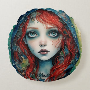 Coussins Ronds La déesse Brigid