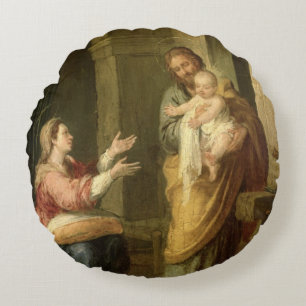 Coussins Ronds La famille sainte, c.1660-70