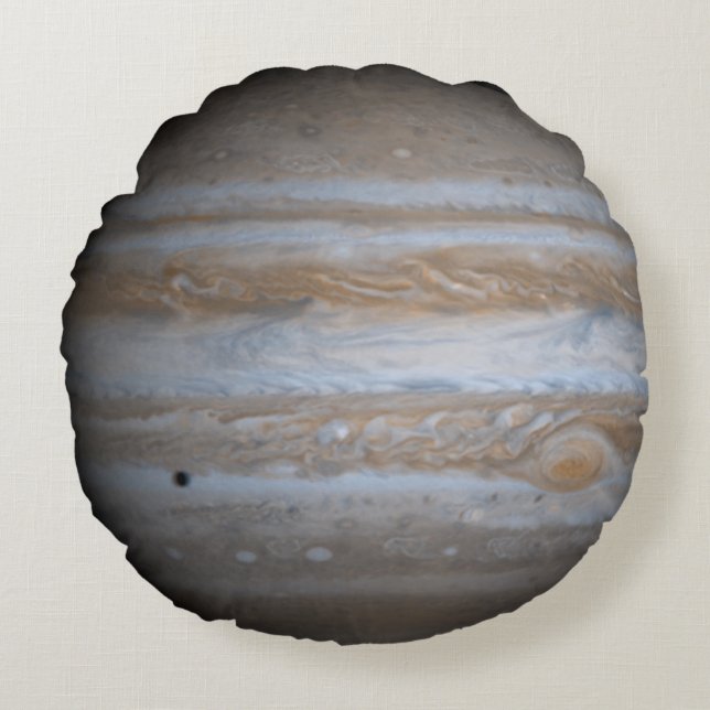 Coussins Ronds La planète Jupiter (Devant)