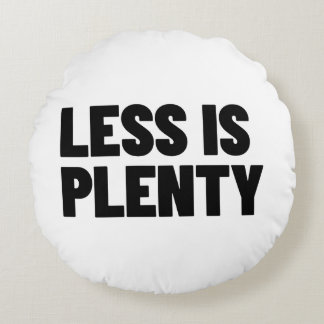 Coussins Ronds La typographie minimaliste de la mode de rue « Les