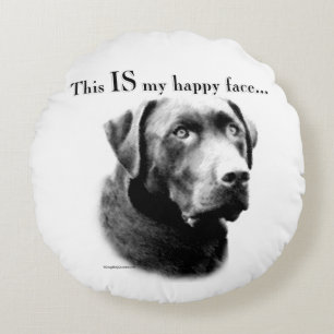 Coussins Ronds Lab Happy Face