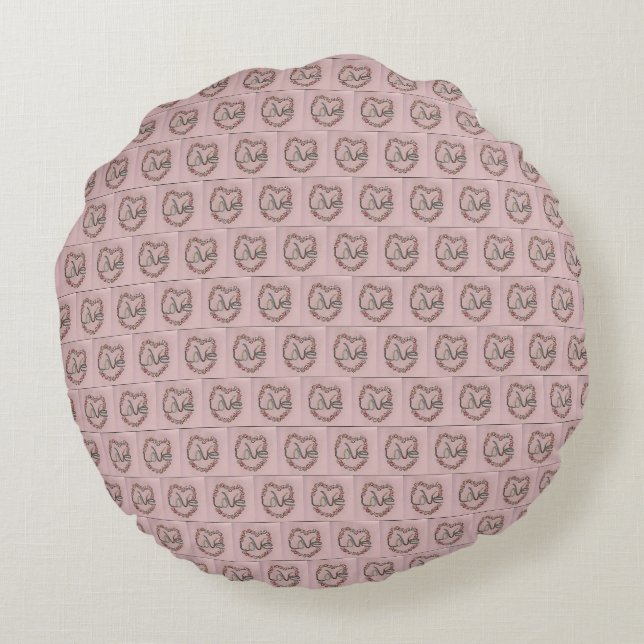 Coussins Ronds L'Amour de Rosebud (Dos)